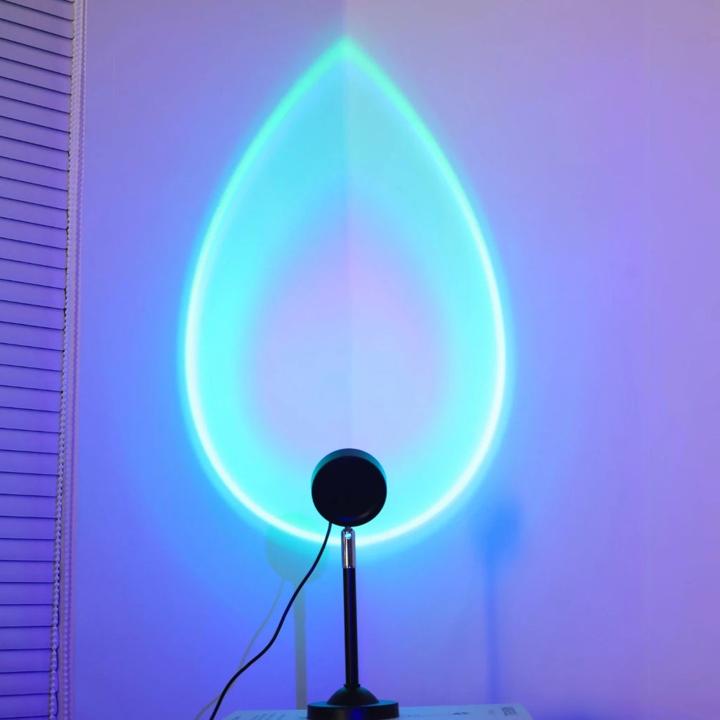 Sunset Projection Lamp — Warm Glow USB Night Light | VibeLux