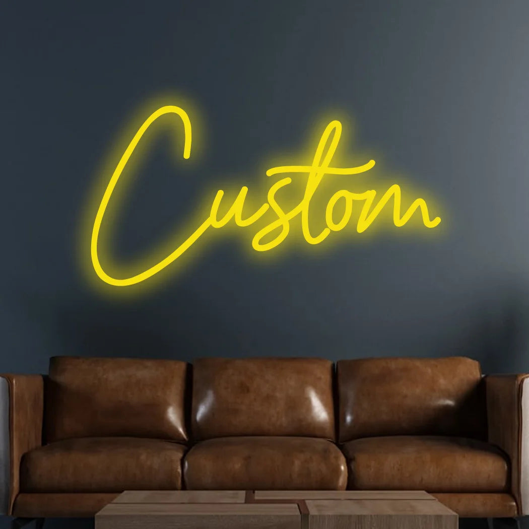 Custom LED Neon Name Sign — Personalized Wall Decor for Kids & Teens | VibeLux