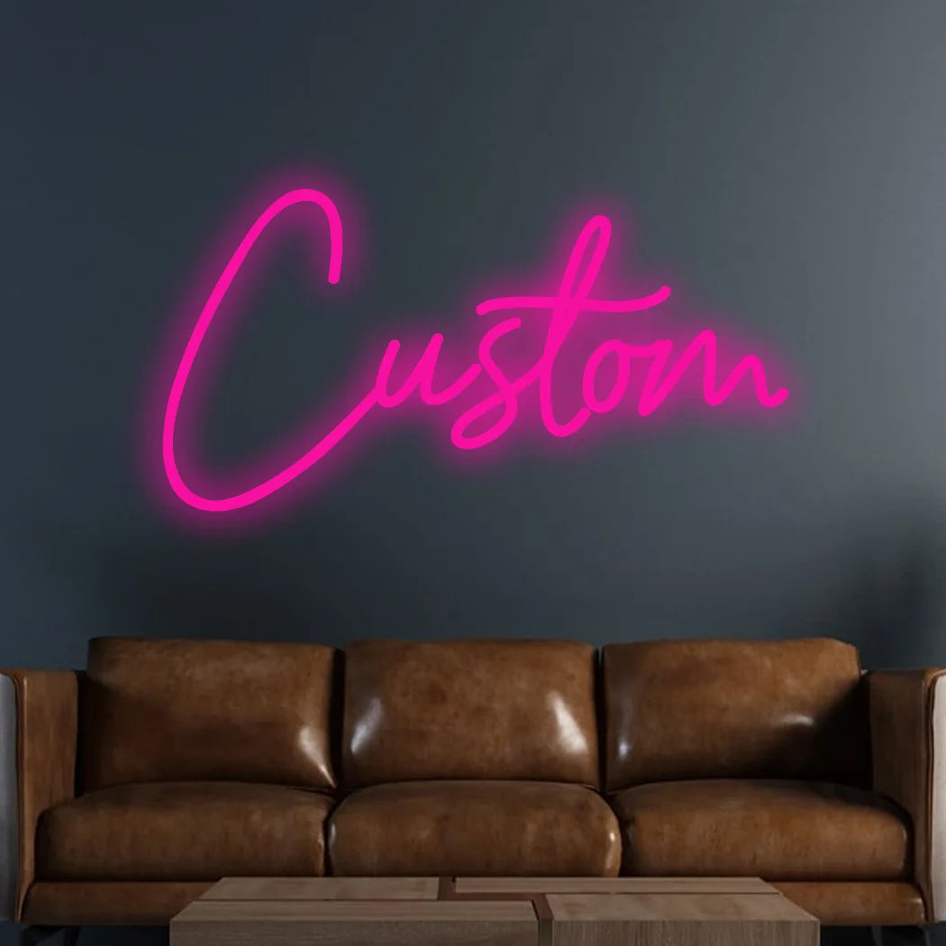 Custom LED Neon Name Sign — Personalized Wall Decor for Kids & Teens | VibeLux