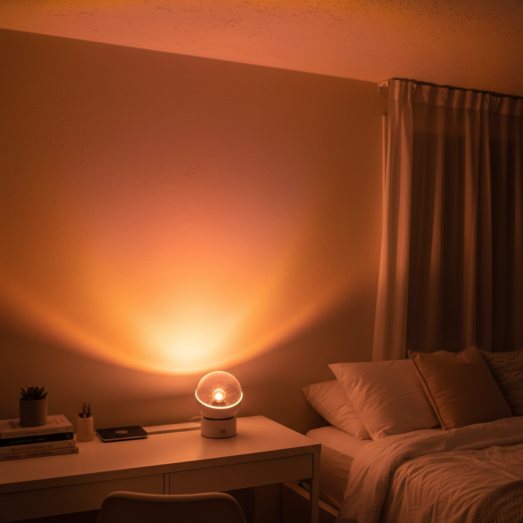 Sunset Projection Lamp — Cinematic Golden Hour Room Glow | VibeLux
